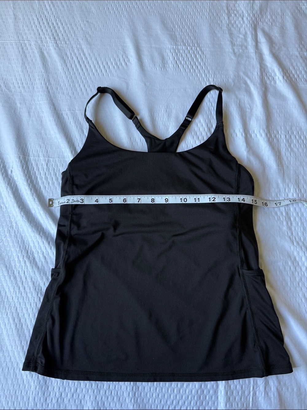 Fabletics Black Racerback Workout Tank - Picture 7 of 9